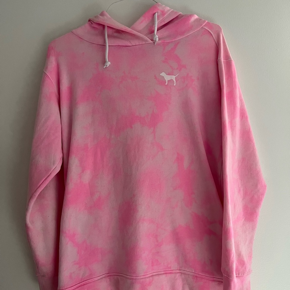 VS PINK TYE DYE HOODIE